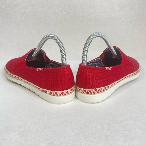 Skecher Women's BOBS Flexpadrille 3.0-Dark Horse Flats Shoe 113091; RED Size 6.5 - Picture 9 of 16